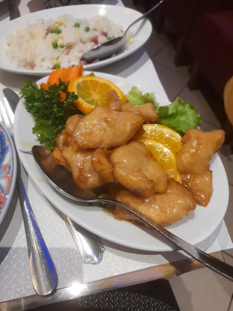 Poulet Frit À L'orange